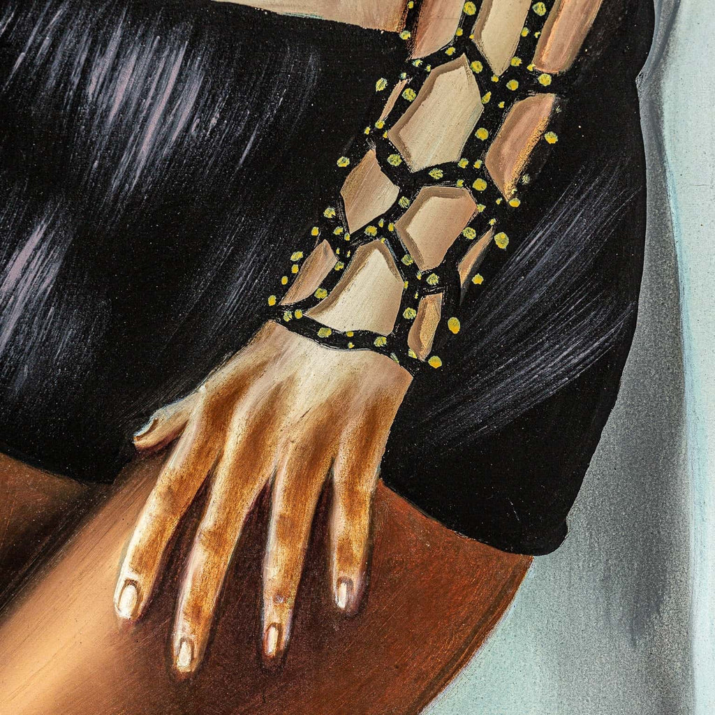 Handgefertigtes Leinwandbild mit Frauenmotiv - Maison Oudh