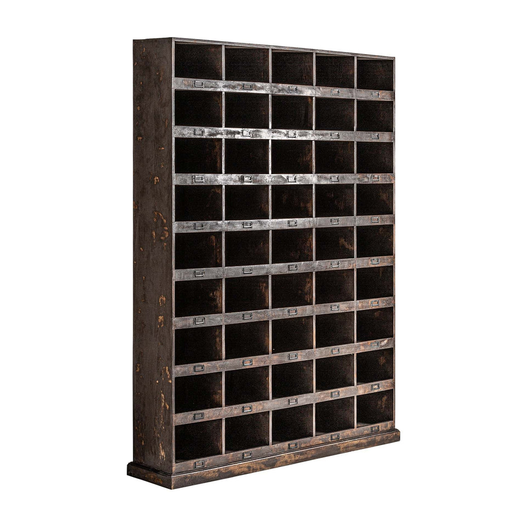 Handgefertigtes Teakholz-Regal im klassischen Stil - Einzigartige Eleganz für Ihr Zuhause - Maison Oudh