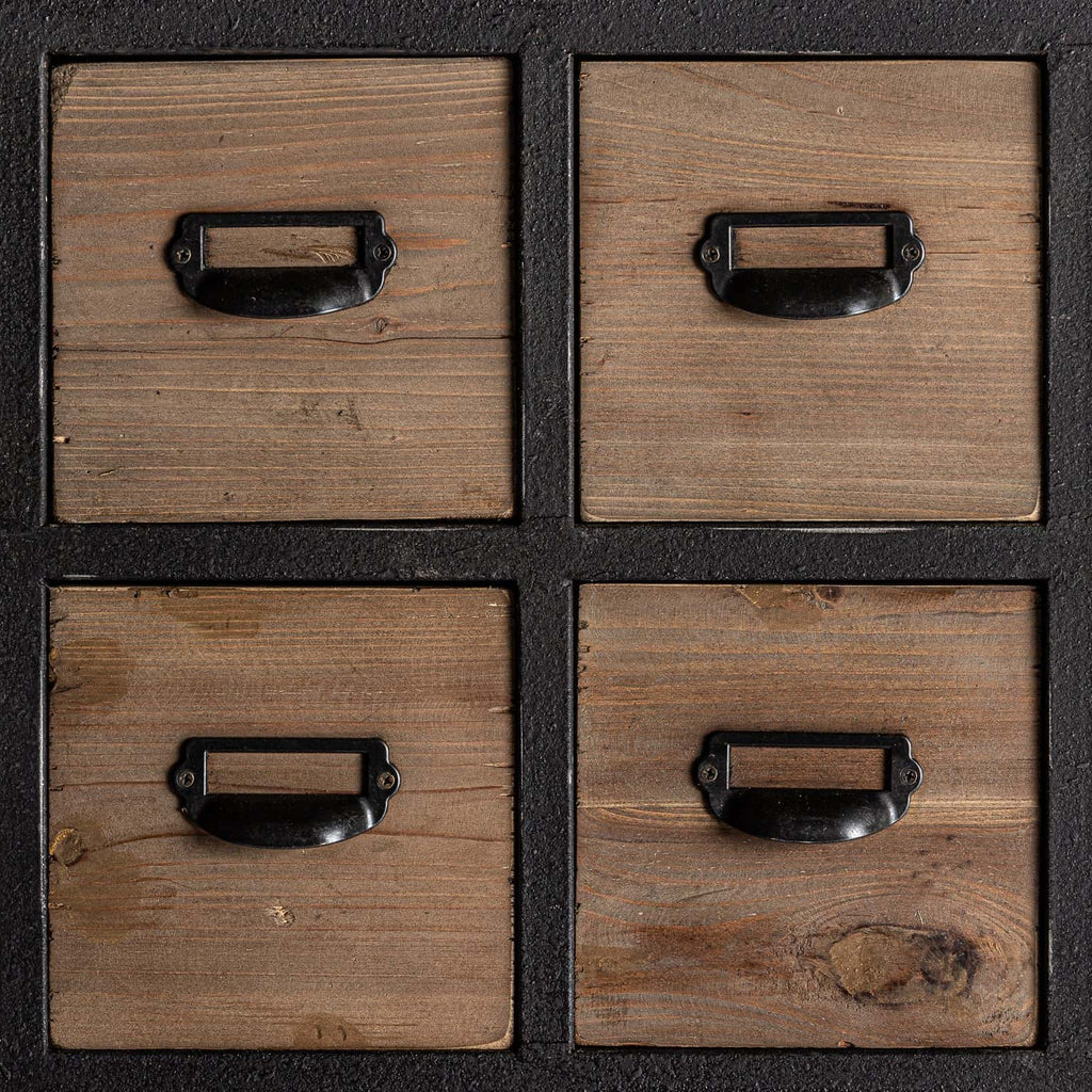 Kommode aus Ulmenholz mit vielen Schubladen im Industrial Stil - Maison Oudh