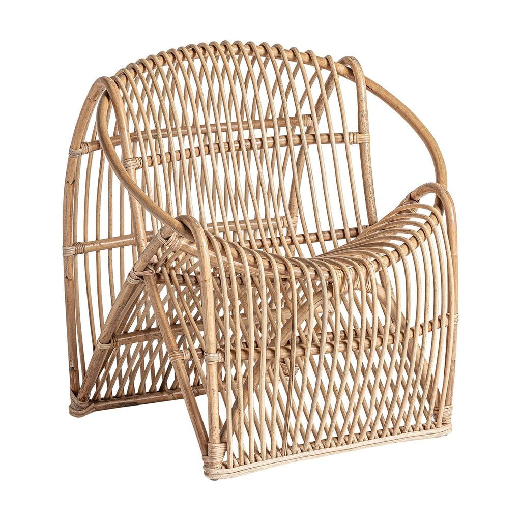 Moderner Sessel aus Rattan - Maison Oudh