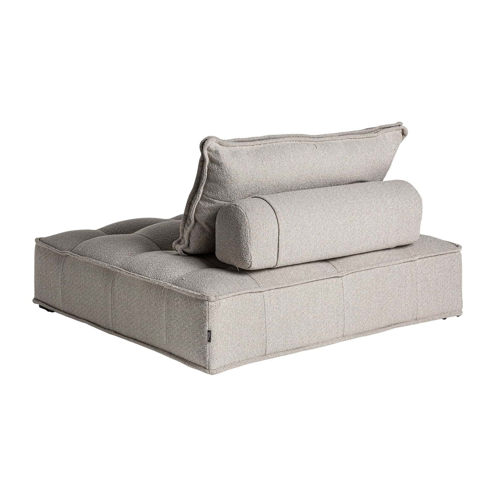 Modulares Loungesofa in Grau inklusive Kissen - Maison Oudh