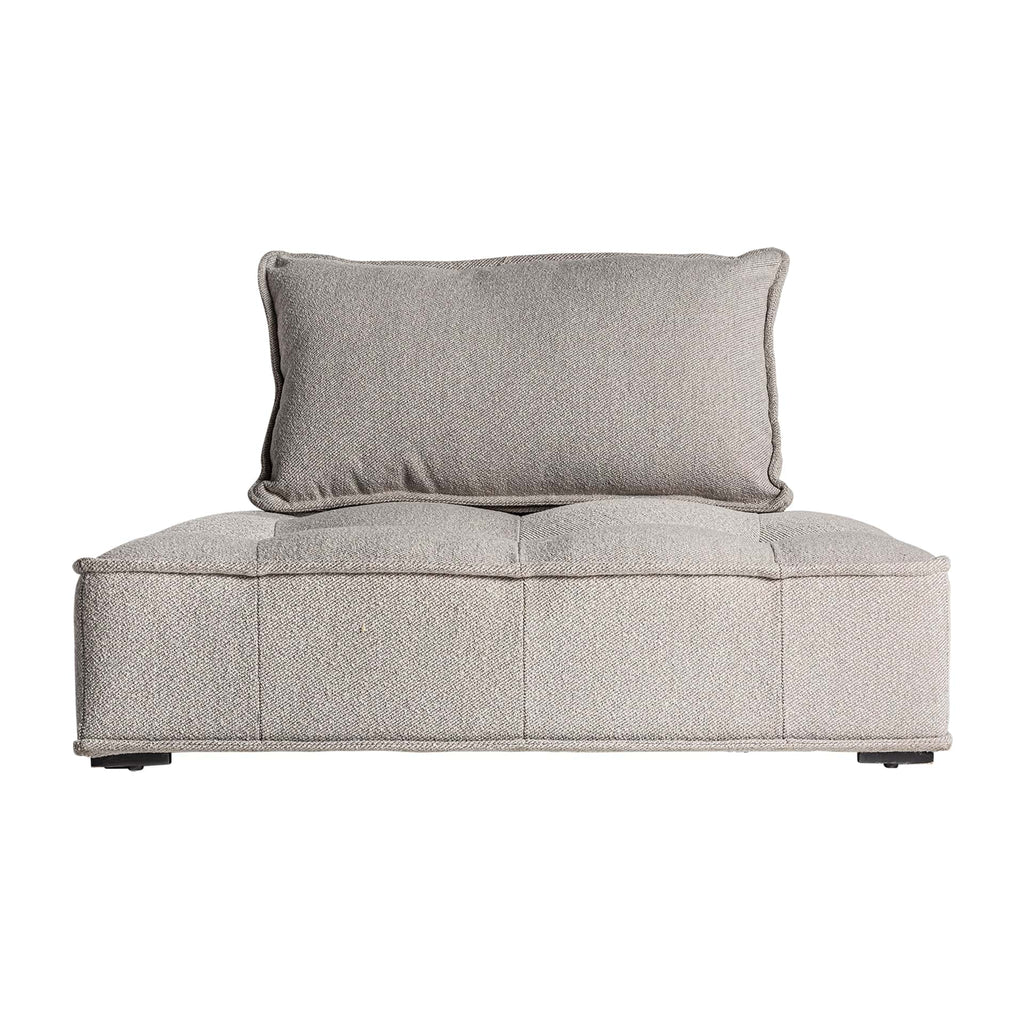 Modulares Loungesofa in Grau inklusive Kissen - Maison Oudh