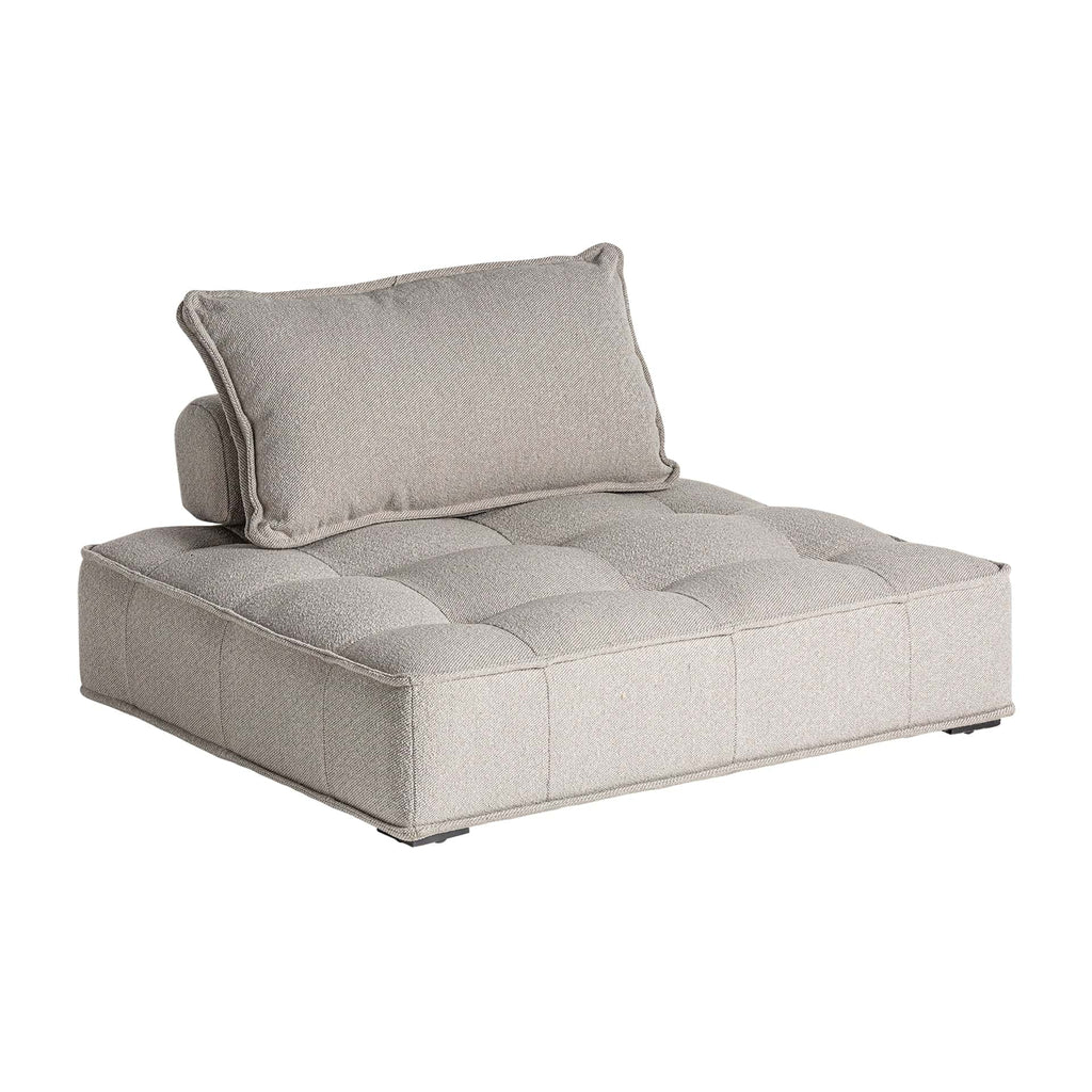 Modulares Loungesofa in Grau inklusive Kissen - Maison Oudh