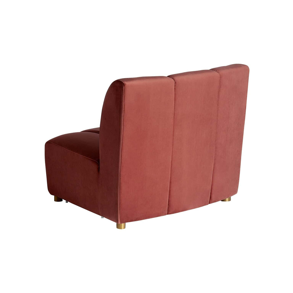 Modulsofa aus edlem Samt kombiniert mit Gold - Maison Oudh