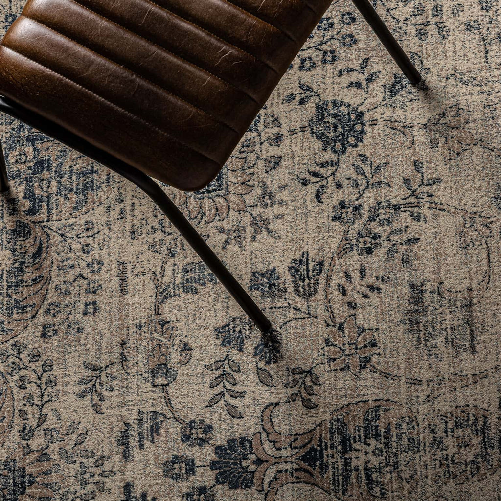 Rechteckiger Klassischer Teppich in Beige - Maison Oudh