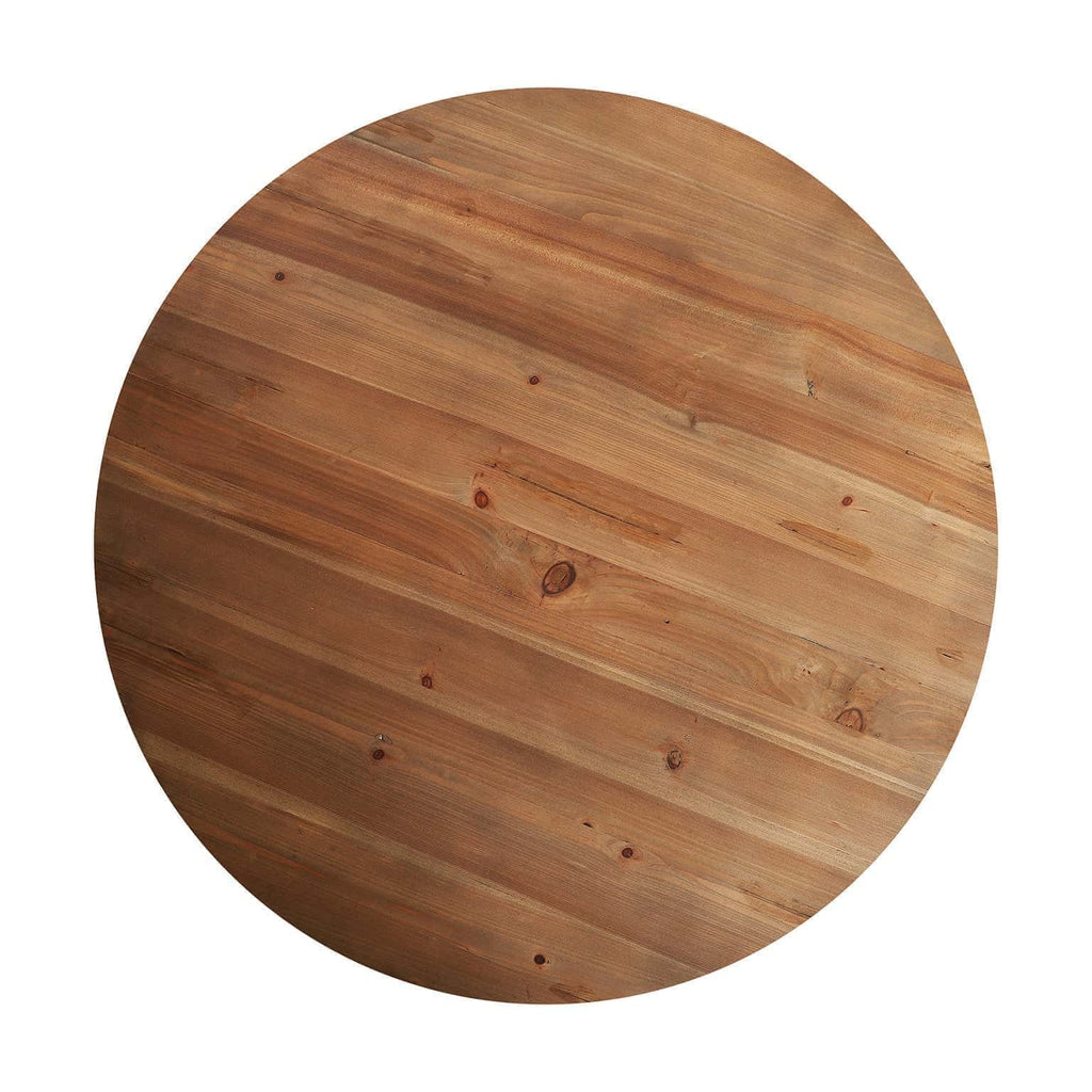 Runder Couchtisch aus Ulmenholz - Maison Oudh