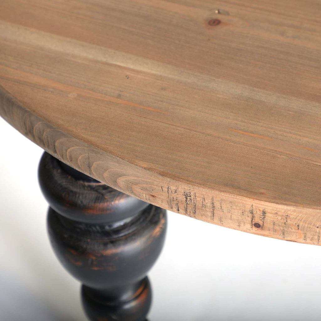 Runder Couchtisch aus Ulmenholz - Maison Oudh