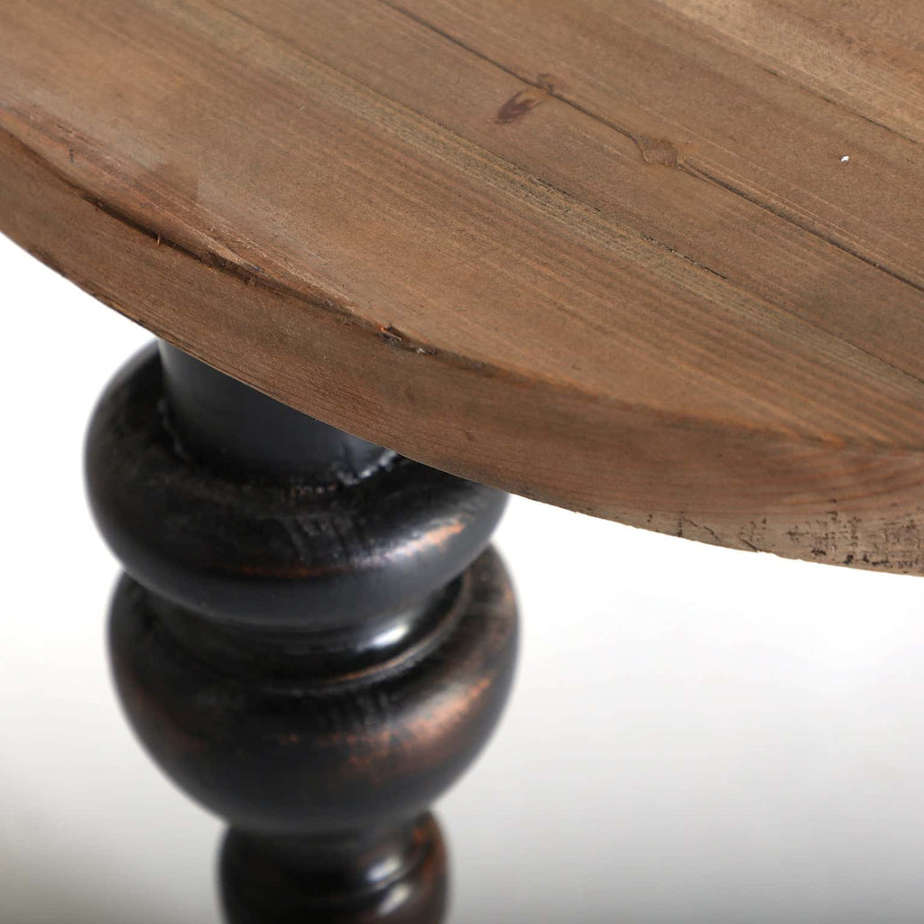Runder Couchtisch aus Ulmenholz - Maison Oudh