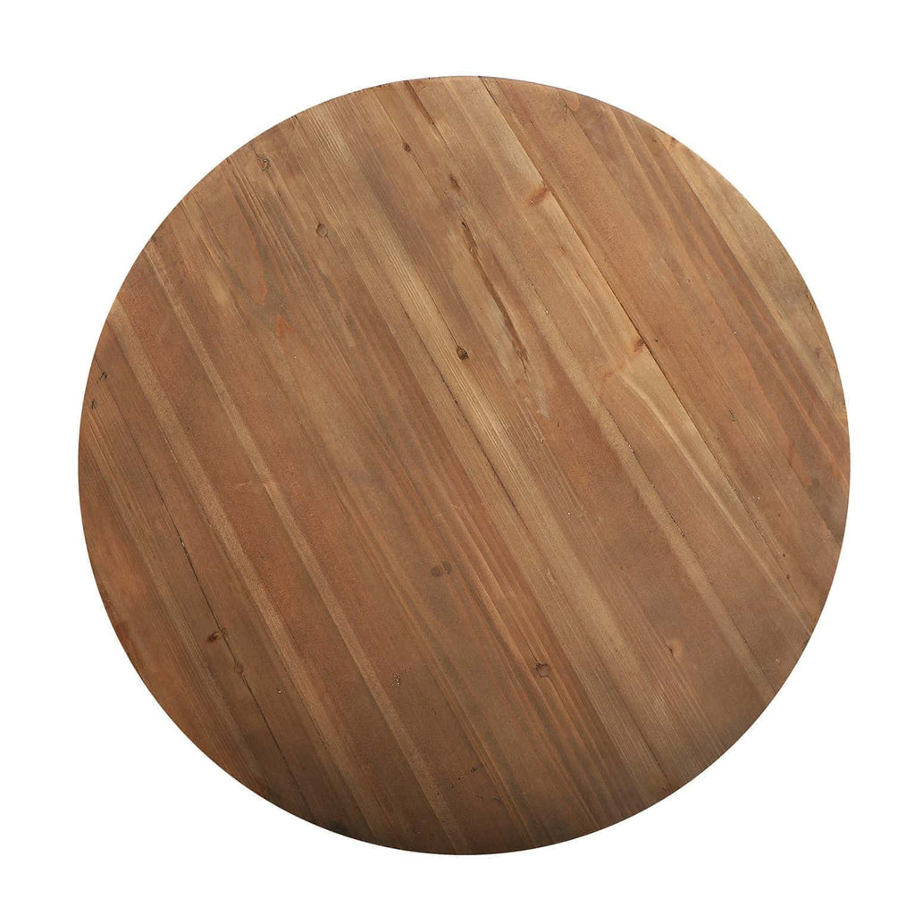 Runder Couchtisch aus Ulmenholz - Maison Oudh