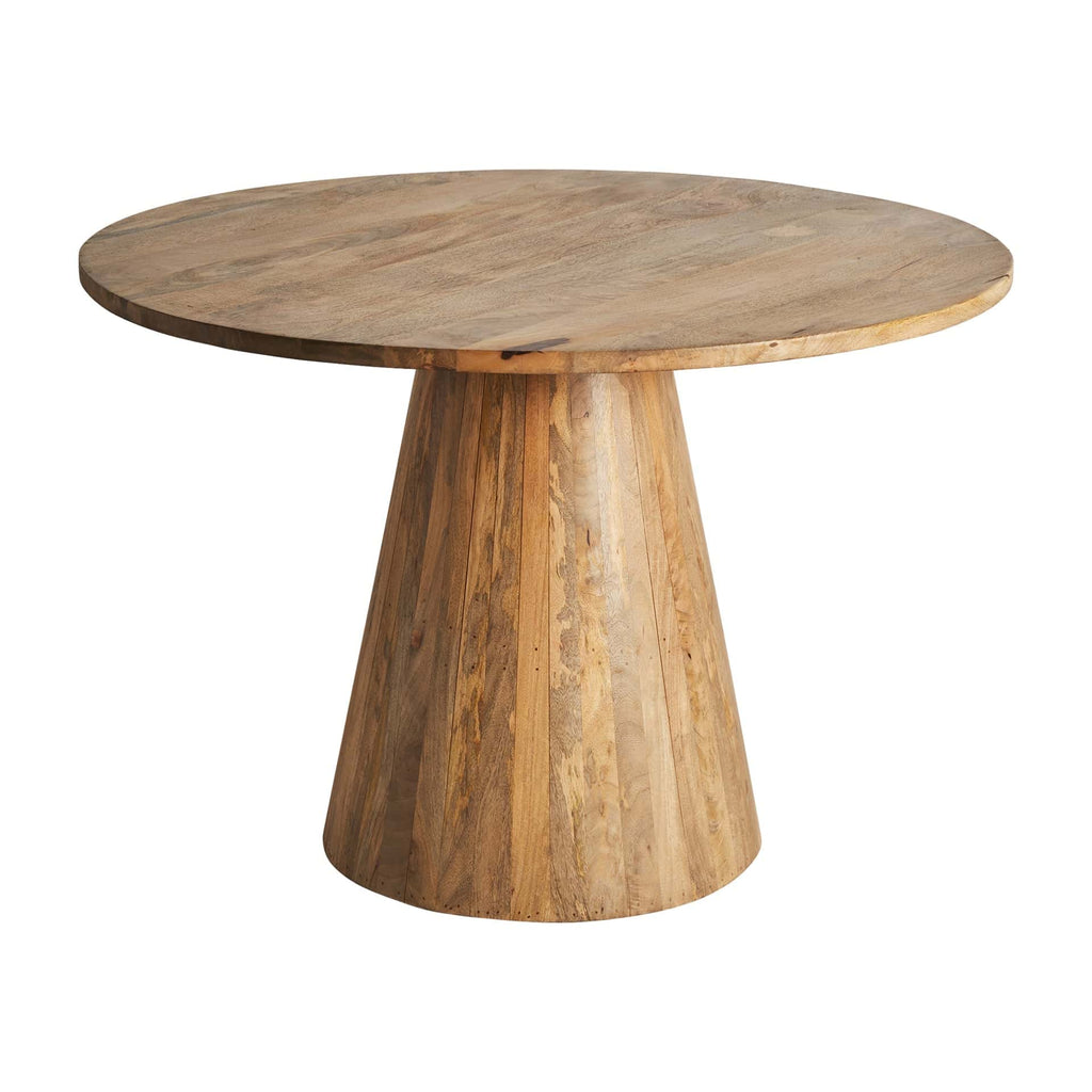 Runder Esstisch aus Mangoholz - Maison Oudh