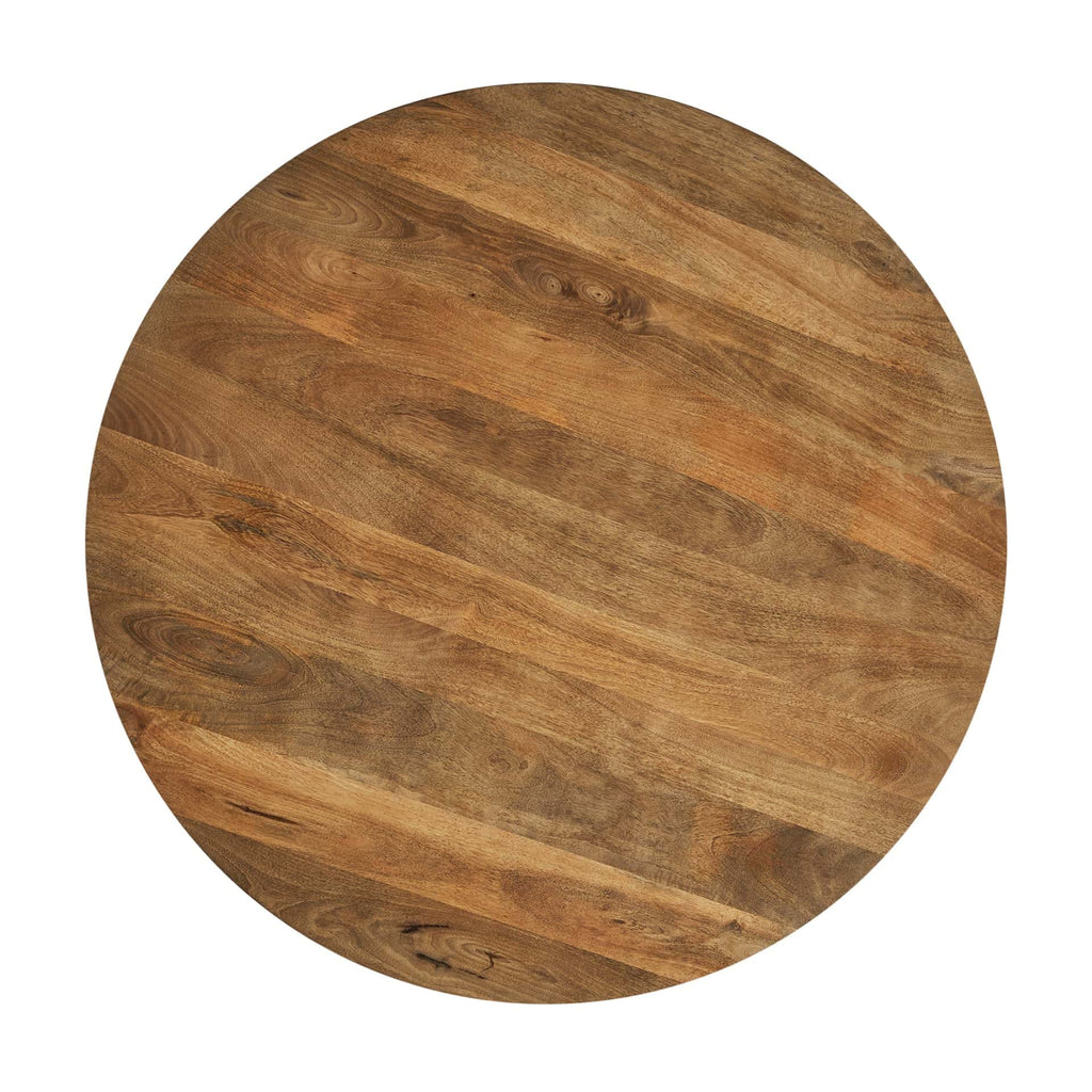 Runder Esstisch aus Mangoholz - Maison Oudh