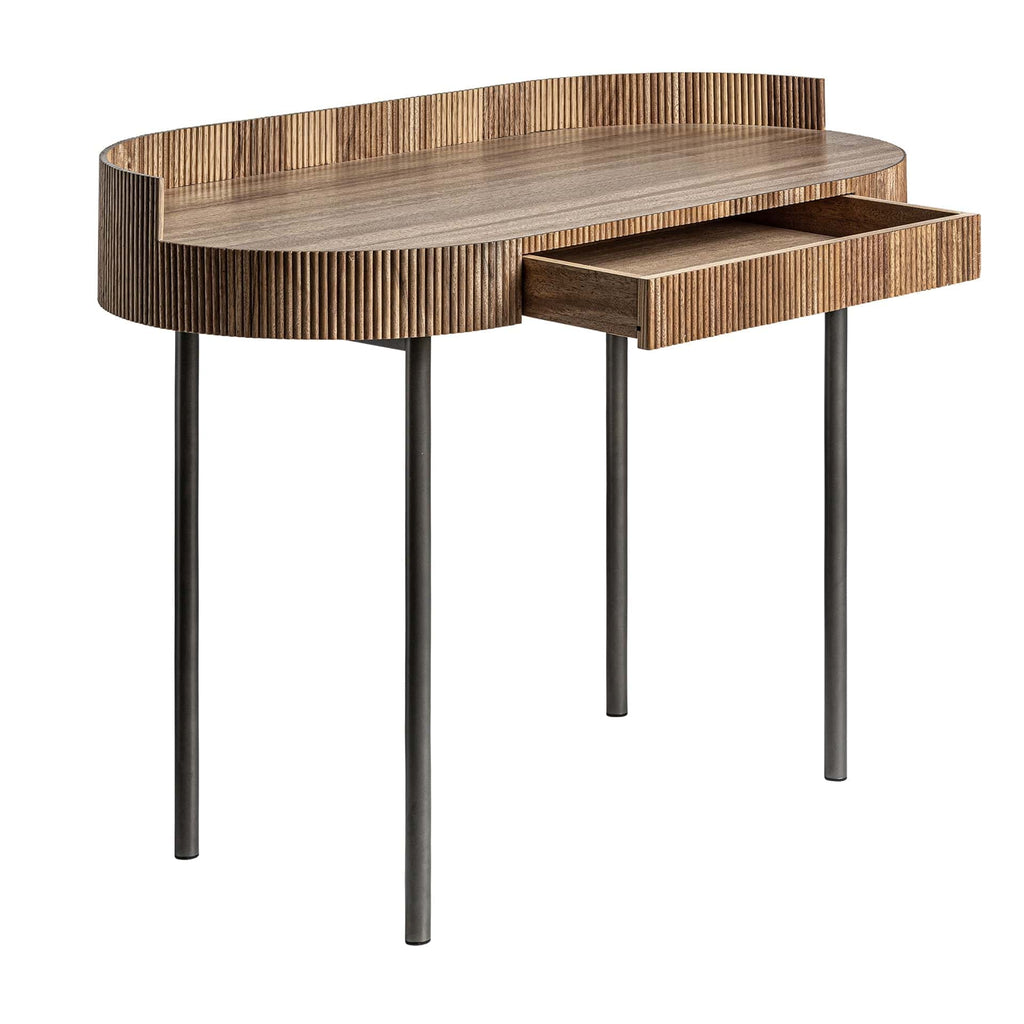 Schreibtisch aus Tannenholz mit einer Schublade - Maison Oudh