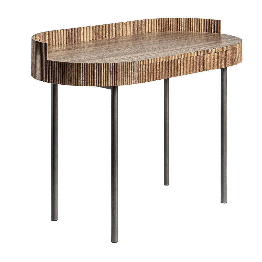 Schreibtisch aus Tannenholz mit einer Schublade - Maison Oudh