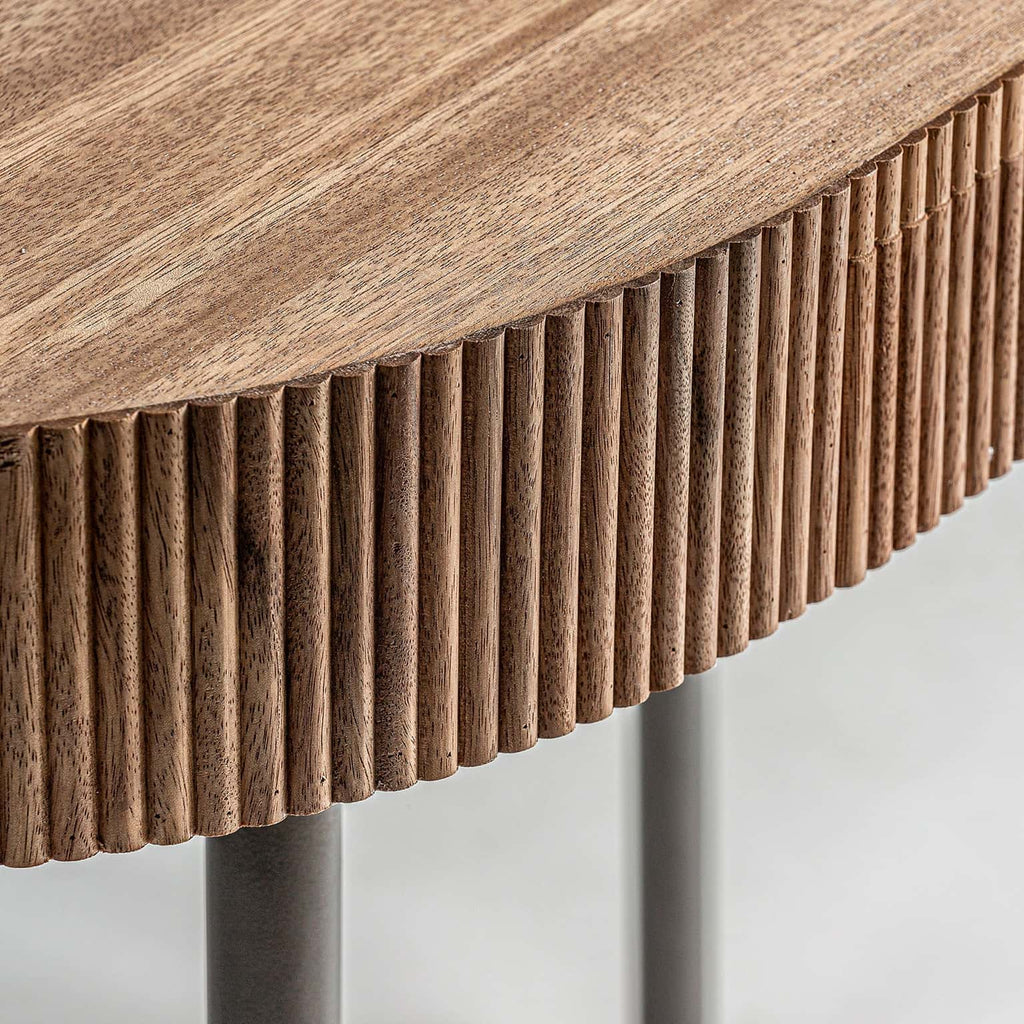 Schreibtisch aus Tannenholz mit einer Schublade - Maison Oudh