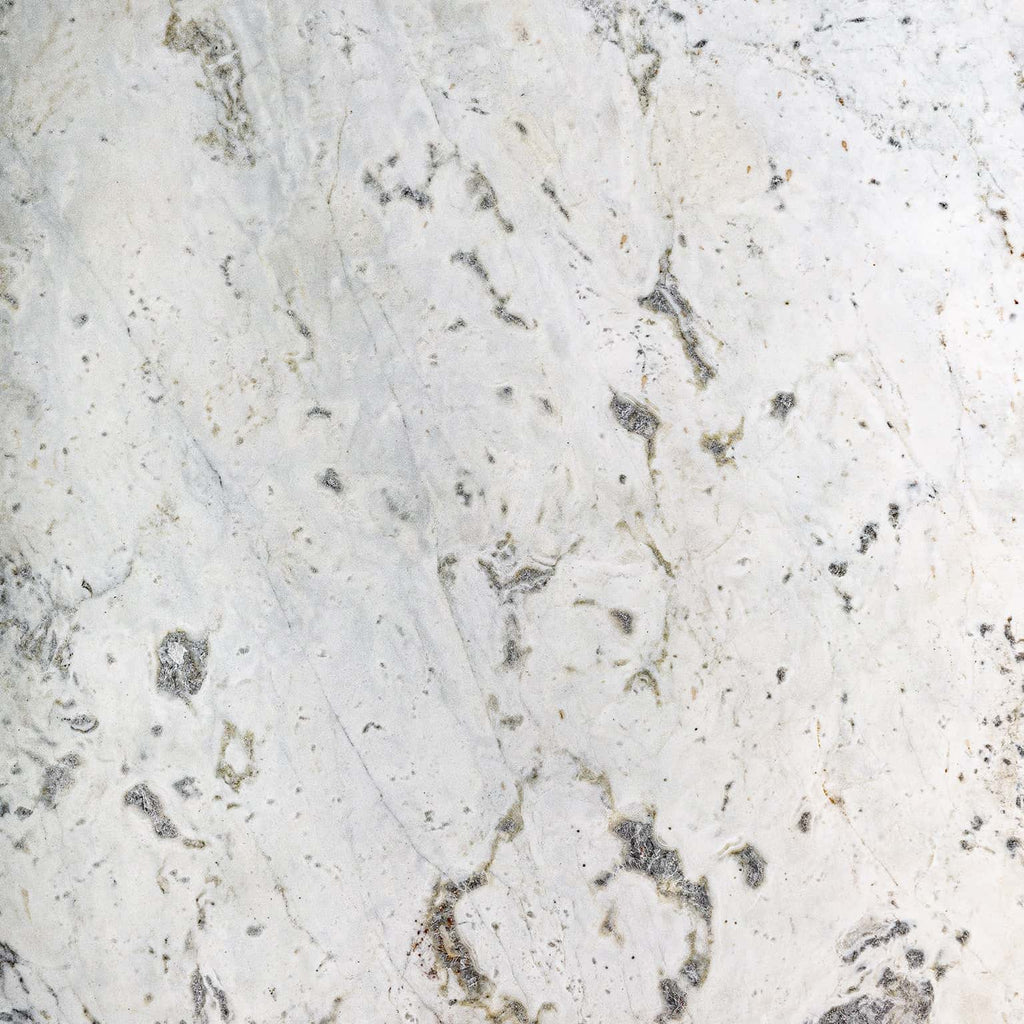 Schwarzer Bartisch mit einer weissen Marmorplatte - Maison Oudh