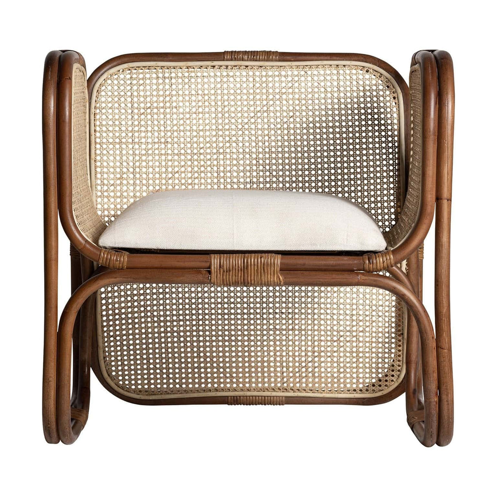 Sessel aus Rattan - Maison Oudh