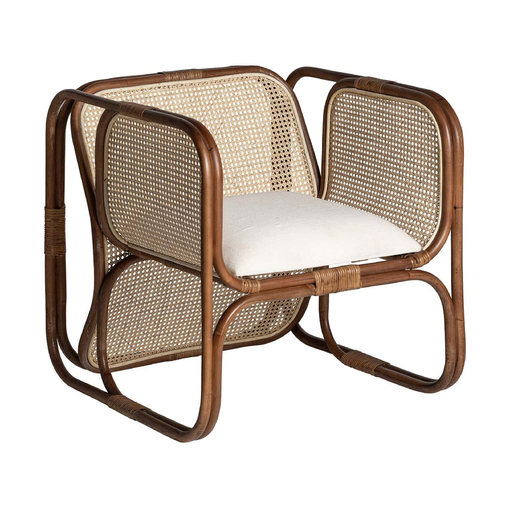Sessel aus Rattan - Maison Oudh