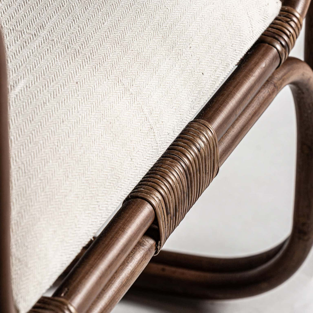 Sessel aus Rattan - Maison Oudh