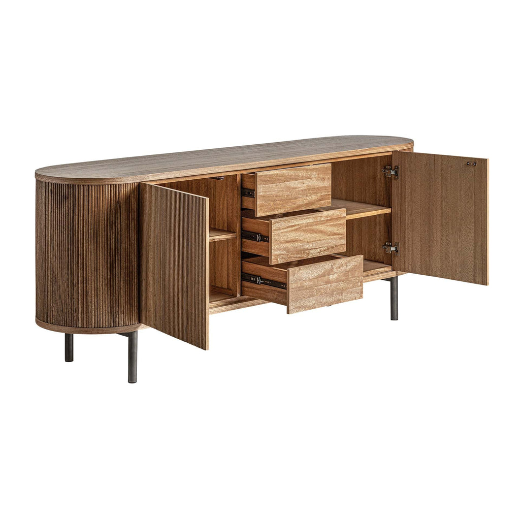 Sideboard aus Tannenholz mit Schubladen und Türen - Maison Oudh