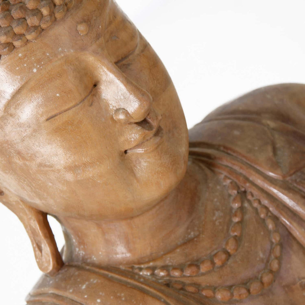 Skulptur Buddha aus Akazienholz - Maison Oudh